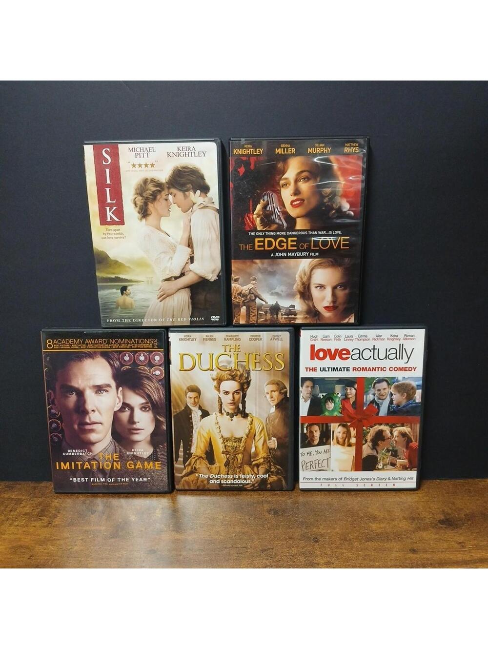 Kiera Knightley Lot of 5 DVD Movies